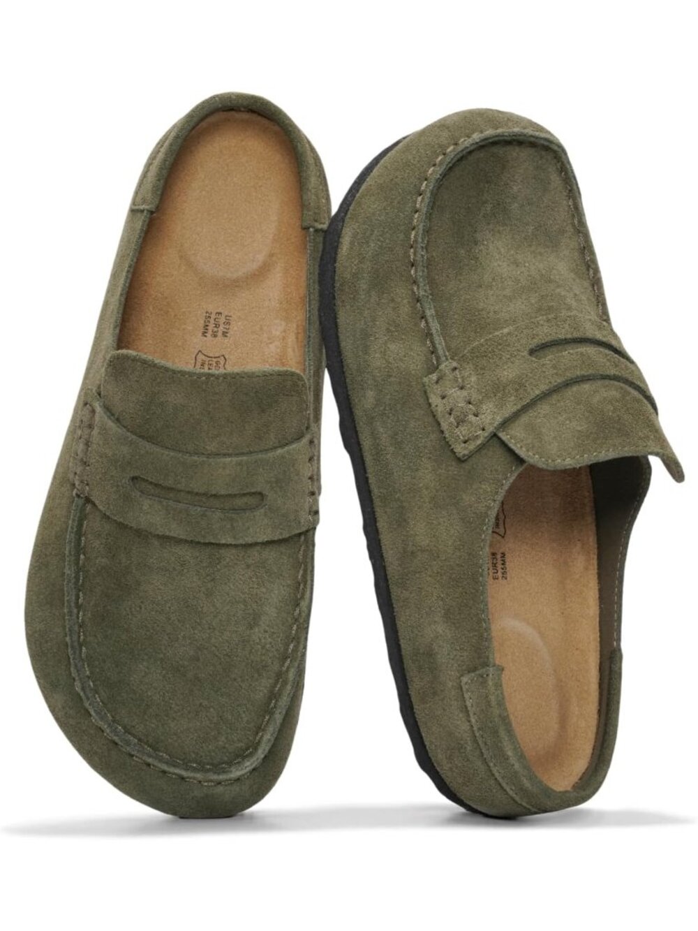 Women's Thyme Leather Closed Toe Pull On Fall Moccasin Clogs Loafer Shoe